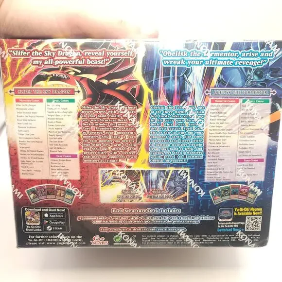 Yu Gi Oh Egyptian God Deck Slifer the Sky Dragon Obelisk the Tormentor 2021 Yu Gi Oh Egyptian God Deck Slifer the Sky Dragon Obelisk the Tormentor 2021
